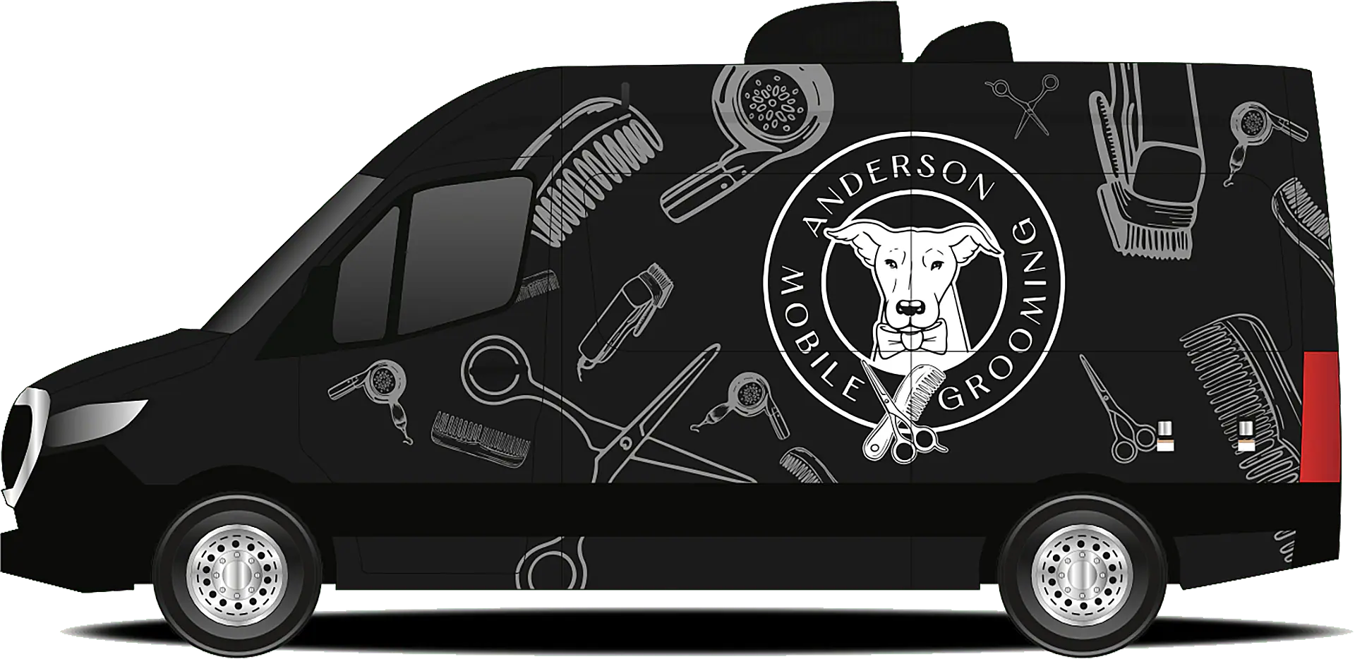 Anderson Mobile Grooming van in Charlotte