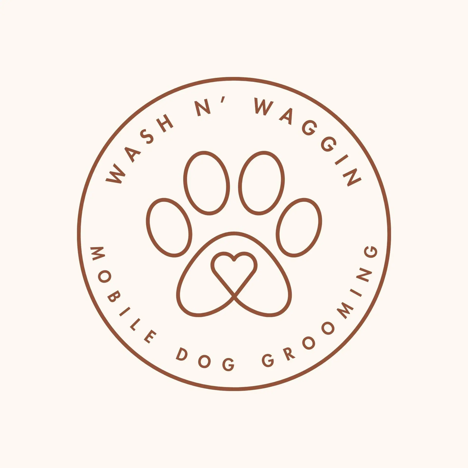 Wash N Waggin mobile grooming vehicle