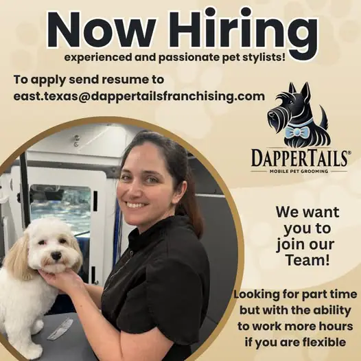 DapperTails Mobile Pet Grooming of East Texas promotional image